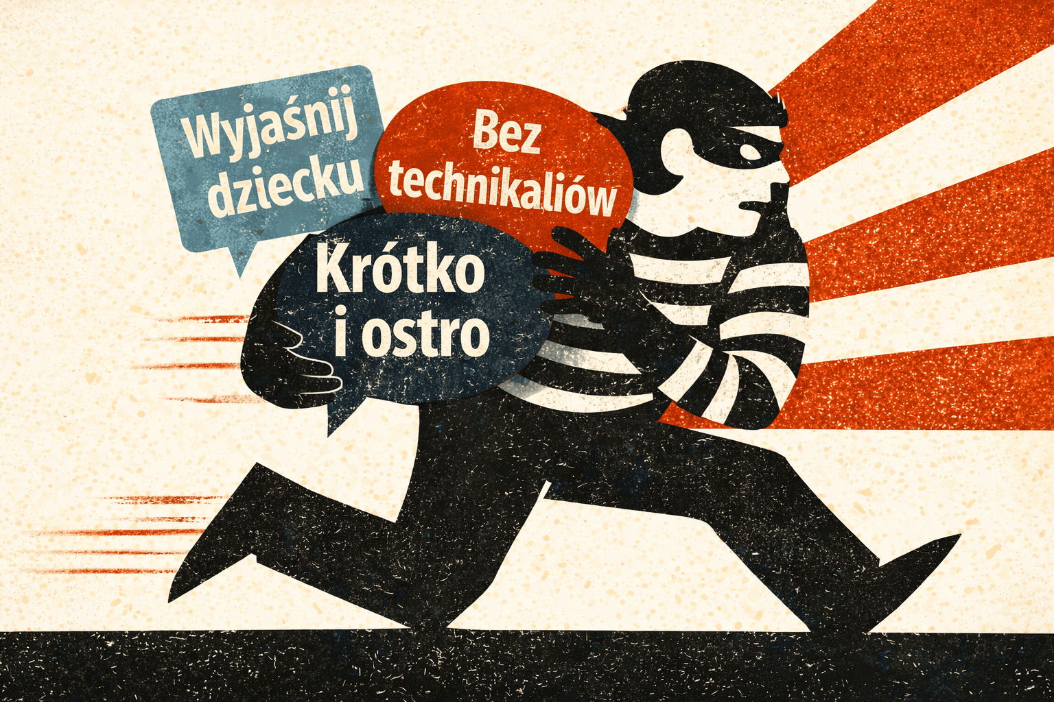 Burgler stealing Polish prompts